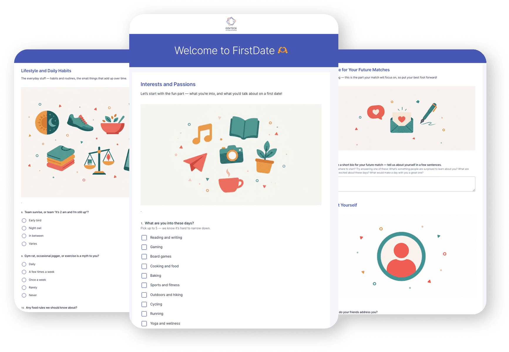 FormSG questionnaire interface